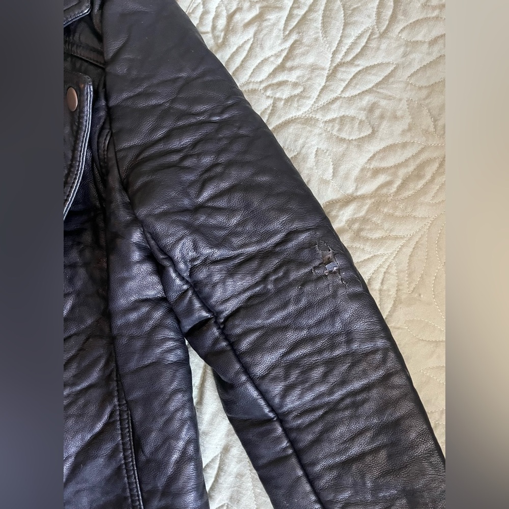faux leather jacket - Picture 2 of 4